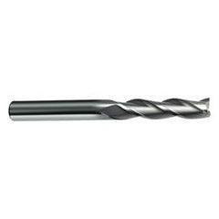 5mm Dia. - 75mm OAL - 45° Helix Bright Carbide End Mill - 2 FL - Exact Industrial Supply