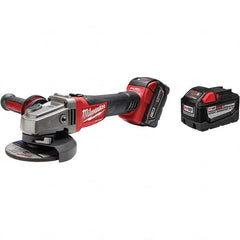 Milwaukee Tool - Angle & Disc Grinders Type of Power: Cordless Wheel Diameter (Inch): 4-1/2; 5 - Exact Industrial Supply