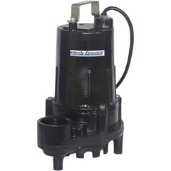 PRO-SOURCE - Submersible, Sump & Sewage Pumps; Type: Effluent ; Operation: Manual ; Voltage: 115 VAC ; Amperage Rating: 11 ; Horsepower: 1/2 ; Outlet Size: 2 (Inch) - Exact Industrial Supply
