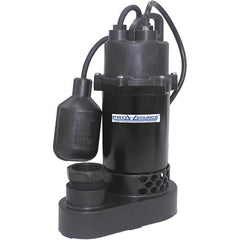 PRO-SOURCE - Submersible, Sump & Sewage Pumps; Type: Sump ; Operation: Automatic ; Voltage: 115 VAC ; Amperage Rating: 4.5 ; Horsepower: 1/4 ; Outlet Size: 1-1/2 (Inch) - Exact Industrial Supply