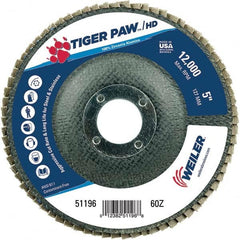 Weiler - Flap Discs Abrasive Type: Coated Flap Disc Type: Type 27 - Exact Industrial Supply
