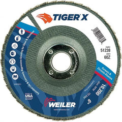 Weiler - Flap Discs Abrasive Type: Coated Flap Disc Type: Type 29 - Exact Industrial Supply