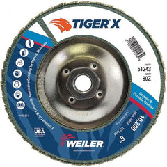 Weiler - Flap Discs Abrasive Type: Coated Flap Disc Type: Type 29 - Exact Industrial Supply