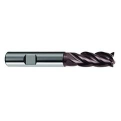16mm Dia. - 92mm OAL - 4 FL Variable Helix Super-A Carbide End Mill - Exact Industrial Supply