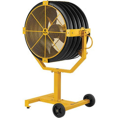 Big Ass Fans - Yellow Jacket, 30" OAW Mobile Pedestal Fan - Exact Industrial Supply