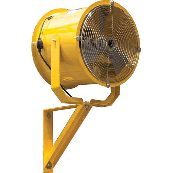 Big Ass Fans - 18" OAW Sweat Bee Wall/Column Mount Directional Fan - Exact Industrial Supply