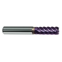 12mm Dia. - 83mm OAL - 45° Helix Firex Carbide End Mill - 6 FL - Exact Industrial Supply