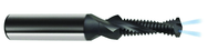M4 x 0.7 2FL Carbide 2.5XD Drill/Thread Mill-Coolant Thru-TiCN - Exact Industrial Supply