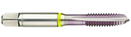 42433 2B 4-Flute Cobalt Yellow Ring Spiral Point Plug Tap-MolyGlide - Exact Industrial Supply