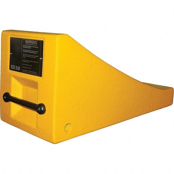 AME International - Wheel Chocks Width (Inch): 13.9800 Height (Inch): 13.2600 - Exact Industrial Supply