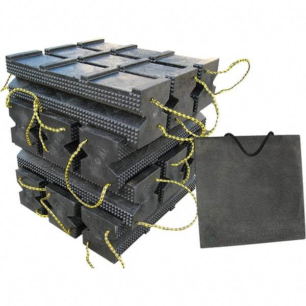 AME International - Cribbing Blocks & Sets Material: Recycled Plastic Height (Inch): 25 - Exact Industrial Supply
