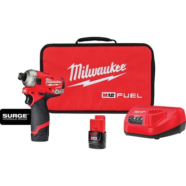 Milwaukee Tool - Impact Drivers Power Type: Cordless Voltage: 12 - Exact Industrial Supply