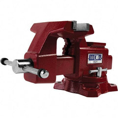 Wilton - Bench & Pipe Combination Vises Jaw Width (Inch): 5-1/2 Jaw Opening Capacity (Inch): 5 - Exact Industrial Supply