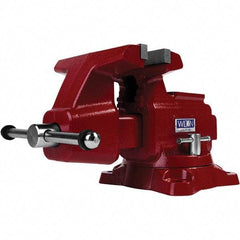 Wilton - Bench & Pipe Combination Vises Jaw Width (Inch): 8 Jaw Opening Capacity (Inch): 8-1/2 - Exact Industrial Supply