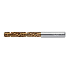 Jobber Length Drill Bit: 0.6654″ Dia, 140 °, Solid Carbide TiSiAlCrN, AlTiN Finish, Right Hand Cut, Spiral Flute, Straight-Cylindrical Shank, Series DC160