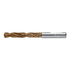 Jobber Length Drill Bit: 0.622″ Dia, 140 °, Solid Carbide TiSiAlCrN, AlTiN Finish, Right Hand Cut, Spiral Flute, Straight-Cylindrical Shank, Series DC160