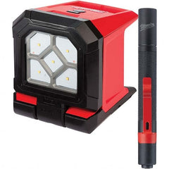 Milwaukee Tool - Cordless Work Lights Voltage: 18 Run Time: Up to 20 hours - Exact Industrial Supply