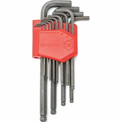 Crescent - Hex Key Sets Tool Type: Hex L-Key Set Handle Type: No Handle - Exact Industrial Supply