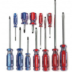 Crescent - Screwdriver Sets Screwdriver Types Included: Philips , Slotted Number of Pieces: 12 - Exact Industrial Supply