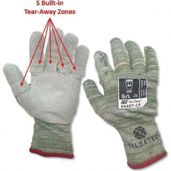 Tilsatec - Size 2XL (11), ANSI Cut Lvl A4, Puncture Lvl 4, Abrasion Lvl 4, Cut & Puncture Resistant Gloves - Exact Industrial Supply