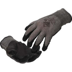 Tilsatec - Size XS (6), ANSI Cut Lvl A5, Puncture Lvl 3, Abrasion Lvl 4, Micro-Foam Nitrile Coated Cut & Puncture Resistant Gloves - Exact Industrial Supply