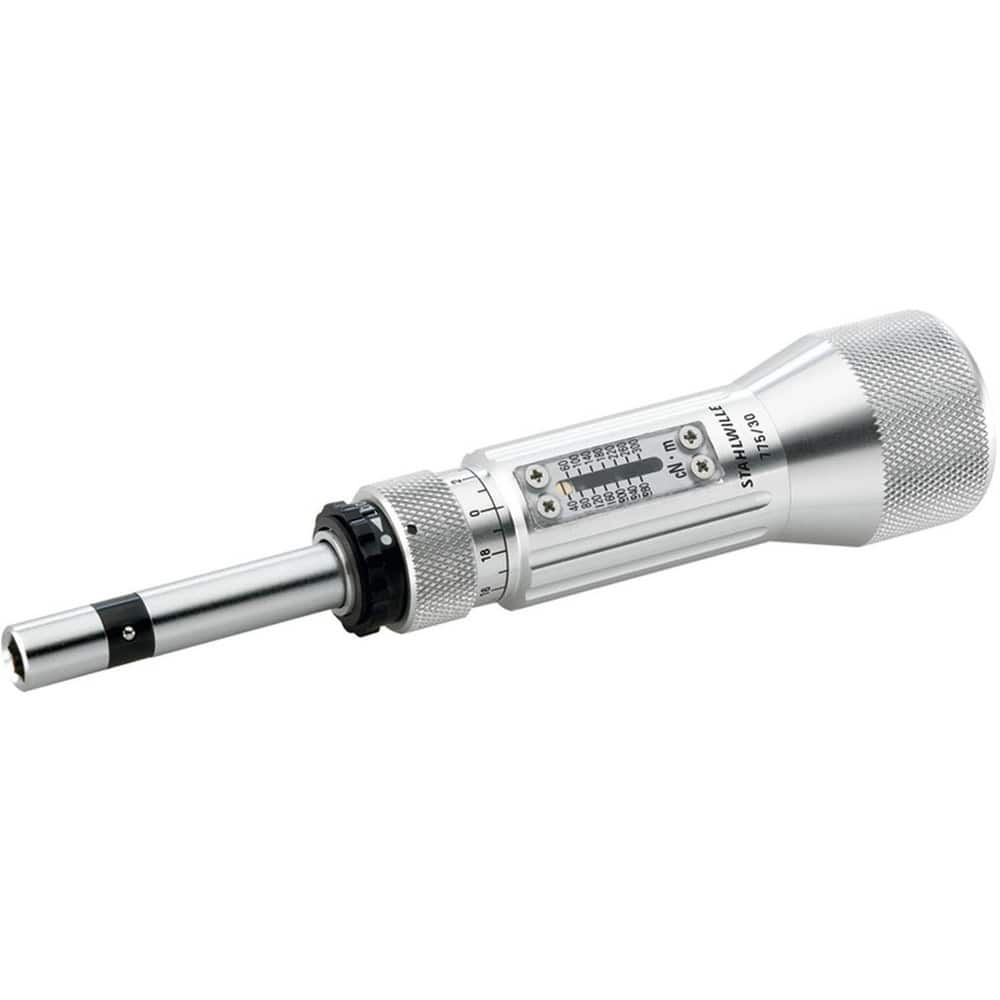 Torque Limiting Screwdrivers; Type: Mechanical; Tip Type: Torx; Minimum Torque: 10; Maximum Torque: 50.0000; Drive Size: 1/4 in; Torque Adjustability: Adjustable; Overall Length (Inch): 8 in; Accuracy: 6%; Body Material: Steel; Blade Width (Inch): 5/16 in