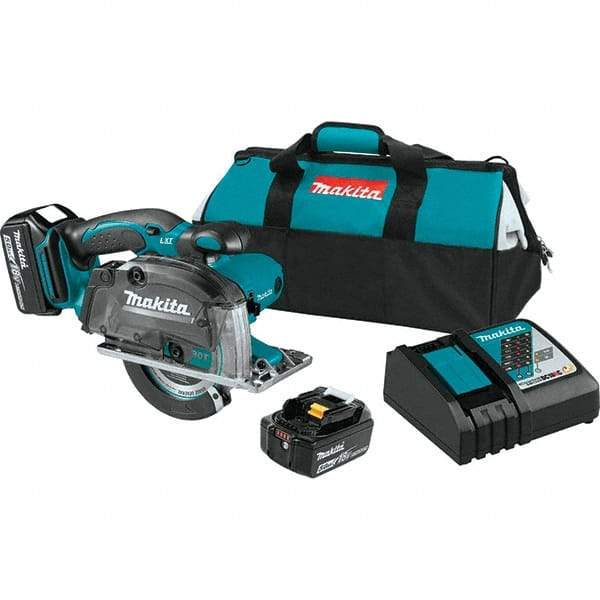 Makita - Cordless Circular Saws Voltage: 18 Battery Chemistry: Lithium-Ion - Exact Industrial Supply