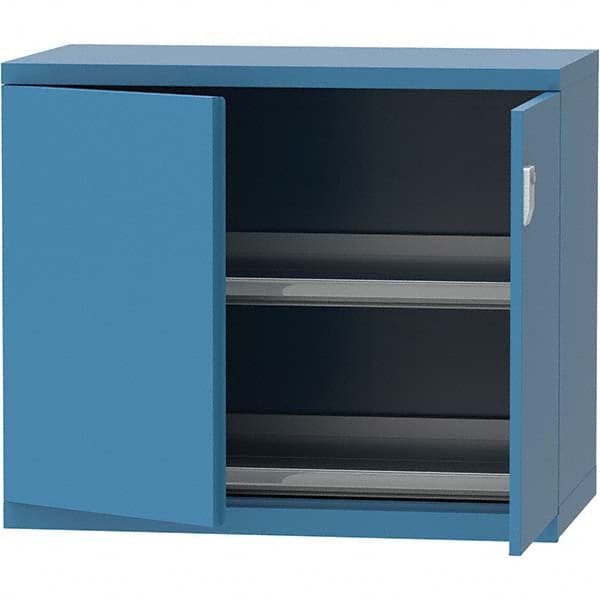 LISTA - 84 Compartment Bright Blue Steel Modular Storage Cabinet - Exact Industrial Supply