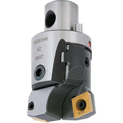 Techniks - Size D54, 2.48" Min Diam, Right Hand Modular Boring Cutting Unit Head - Exact Industrial Supply