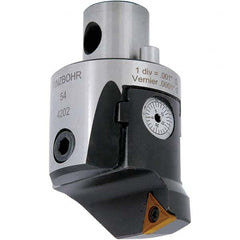 Techniks - Size A54, 2.48" Min Diam, Right Hand Modular Boring Cutting Unit Head - Exact Industrial Supply