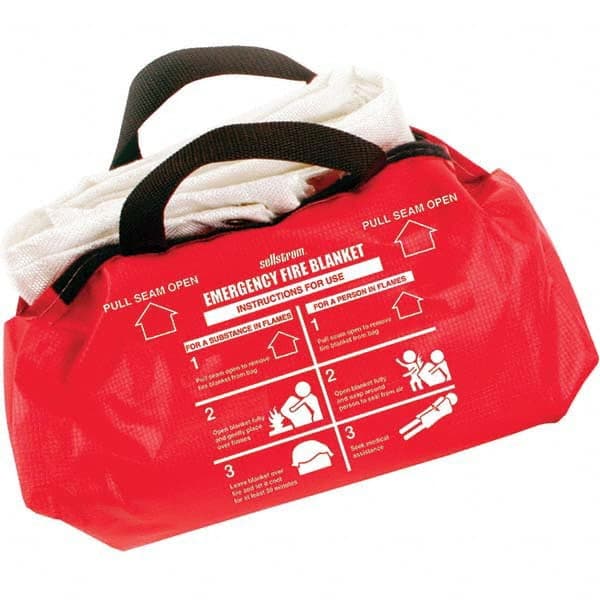 Sellstrom - Emergency & Rescue Blankets Type: Fire Blanket Material: Fiberglass - Exact Industrial Supply