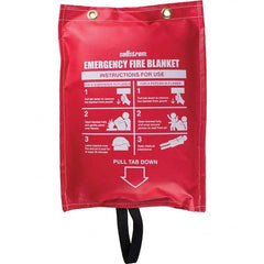 Sellstrom - Emergency & Rescue Blankets Type: Fire Blanket Material: Fiberglass - Exact Industrial Supply