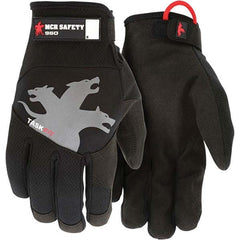 Gloves: Size 2XL Black, Smooth Grip