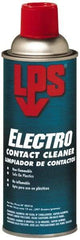 LPS - 14 Ounce Aerosol Contact Cleaner - 22 kV Dielectric Strength, Nonflammable, Plastic Safe - Exact Industrial Supply