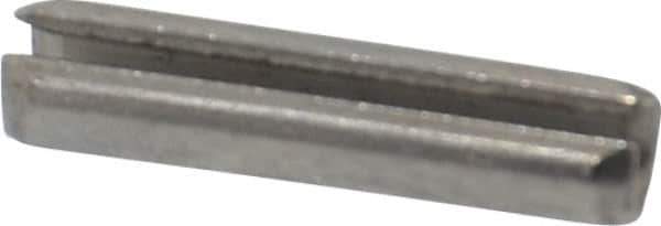 Value Collection - 1/8" Diam x 1/2" Long Slotted Spring Pin - Grade 18-8 Stainless Steel - Exact Industrial Supply