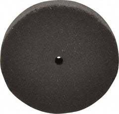 Cratex - 1" Diam x 1/16" Hole x 1/8" Thick, Surface Grinding Wheel - Silicon Carbide, Medium Grade, 25,000 Max RPM, Rubber Bond, No Recess - Exact Industrial Supply