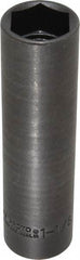 Proto - 1/2" Drive 1-1/8" Deep Impact Socket - 6 Points, 5-3/4" OAL - Exact Industrial Supply