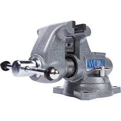 Wilton - Bench & Pipe Combination Vises Jaw Width (Inch): 4-1/2 Jaw Opening Capacity (Inch): 4-1/2 - Exact Industrial Supply