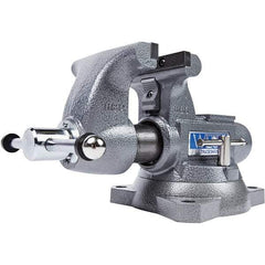 Wilton - Bench & Pipe Combination Vises Jaw Width (Inch): 5-1/2 Jaw Opening Capacity (Inch): 6-1/8 - Exact Industrial Supply