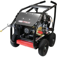 Simpson - Gas, 22.1 hp, 5,000 psi, 5 GPM, Cold Water Pressure Washer - Comet Triplex, 50' x 3/8" Hose - Exact Industrial Supply