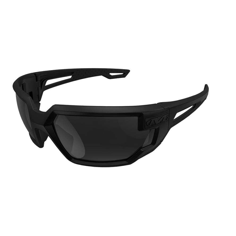 Safety Glasses; Type: Safety; Frame Style: Full-Framed; Lens Coating: Anti-Fog; Scratch Resistant; Frame Color: Black; Lens Color: Smoke; Lens Material: Polycarbonate; Size: One Size; Glasses Style: Wraparound; Temple Color: Black; Temple Type: Contoured;