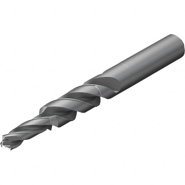 5mm Minor 8mm Major 15mm Step Length 135° Solid Carbide Subland Step Drill Bit Bright/Uncoated, 39mm Flute Length, 36mm OAL, Series CoroDrill 430