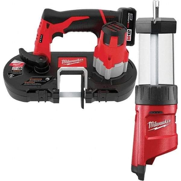 Milwaukee Tool - Cordless Portable Bandsaws Voltage: 12 Battery Chemistry: Lithium-Ion - Exact Industrial Supply