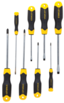 STANLEY® 8 Piece Cushion Grip Screwdriver Set - Exact Industrial Supply