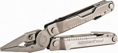 Leatherman - 17 Piece, Multi-Tool Set - Gray, 6-1/4" OAL, 4" Closed Length - Exact Industrial Supply