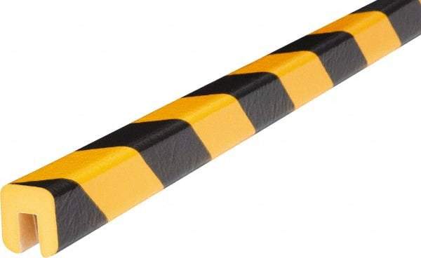 PRO-SAFE - Polyurethane Foam Type G Edge Guard - Yellow/Black, 1" High Side - Exact Industrial Supply