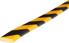 PRO-SAFE - Polyurethane Foam Type F Surface Guard - Yellow/Black - Exact Industrial Supply