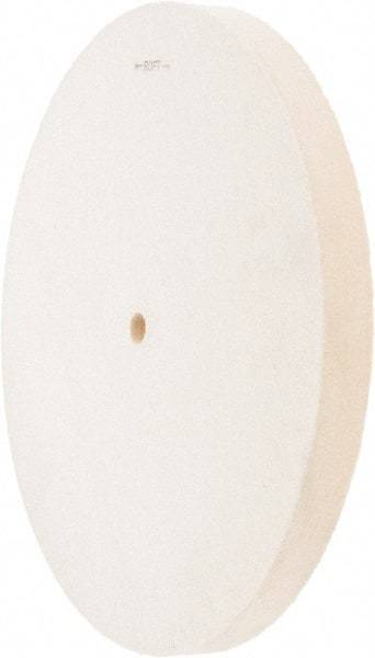 Value Collection - 10" Diam x 3/4" Thick Unmounted Buffing Wheel - 1 Ply, Polishing Wheel, 1/2" Arbor Hole, Soft Density - Exact Industrial Supply