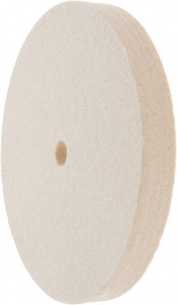 Value Collection - 6" Diam x 3/4" Thick Unmounted Buffing Wheel - 1 Ply, Polishing Wheel, 1/2" Arbor Hole, Soft Density - Exact Industrial Supply