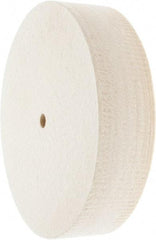 Value Collection - 8" Diam x 2" Thick Unmounted Buffing Wheel - 1 Ply, Polishing Wheel, 1/2" Arbor Hole, Soft Density - Exact Industrial Supply